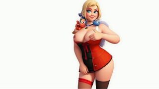 Granny Carmen’s Harley Quinn: A Puddin’ Free Sexual Escapade – An AI Animated Adventure
