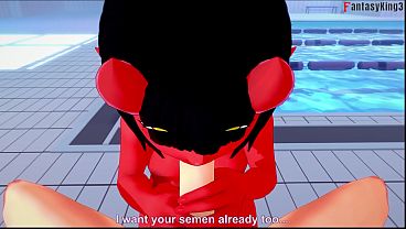 Meru the succubus boobjob fucked bikini sex | Full & Pov version on Sheer & PTRN: Fantasyking3